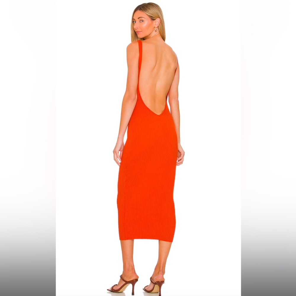 All The Ways Lamiae Backless Midi Dress